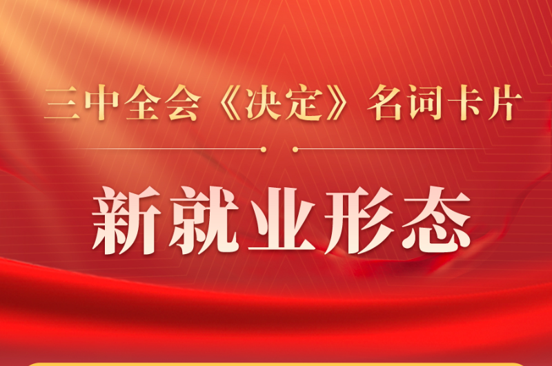 三中全会《决定》名词卡片天天学：新就业形态